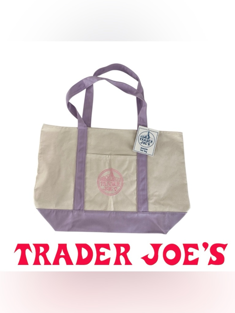 Trader Joe’s Lavender Tote (Full size, new!)